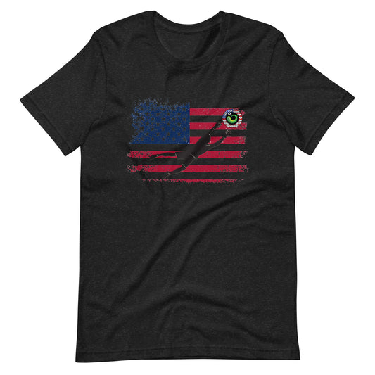 Tadpole American Flag Goalie t-shirt